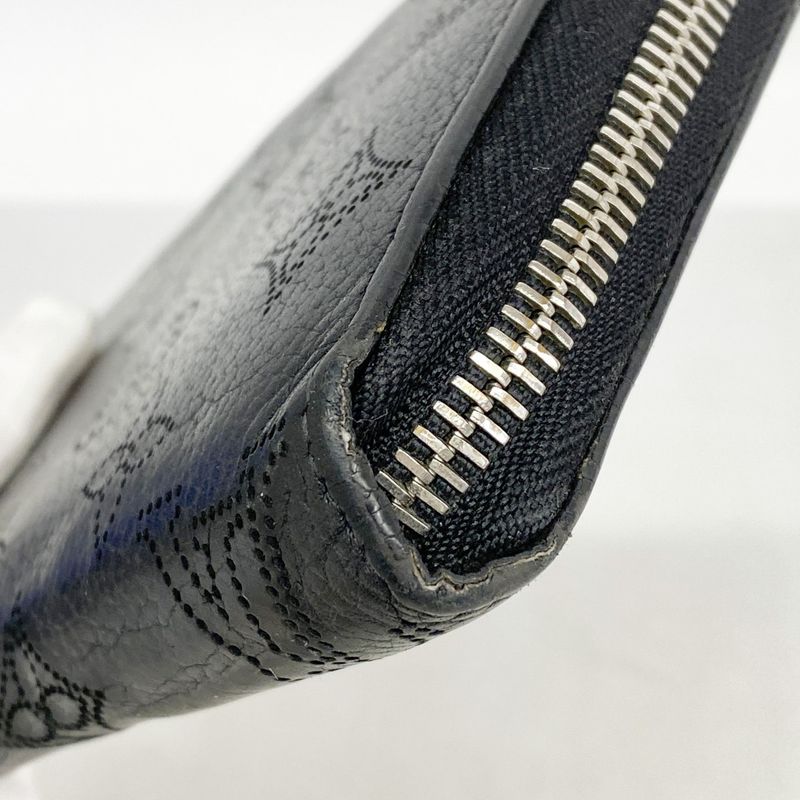 Louis Vuitton Mahina Zippy Wallet M61867 Noir Black Women