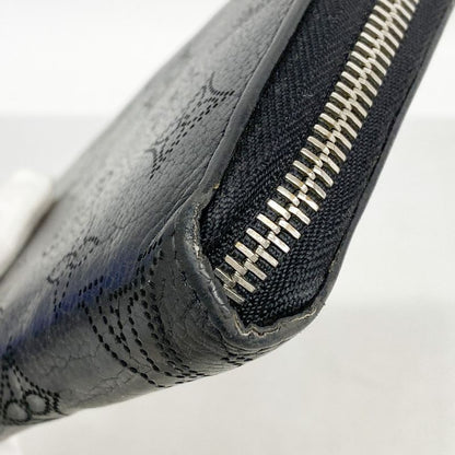 Louis Vuitton Mahina Zippy Wallet M61867 Noir Black Women
