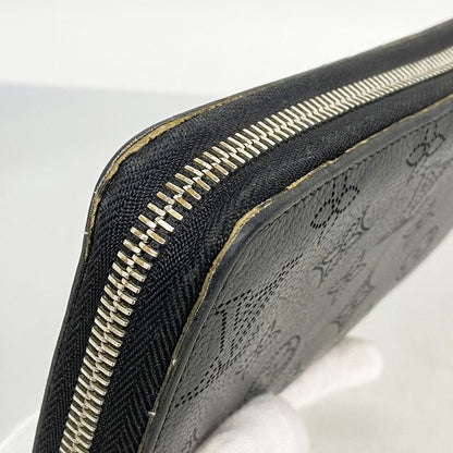 Louis Vuitton Mahina Zippy Wallet M61867 Noir Black Women