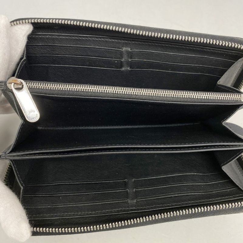 Louis Vuitton Mahina Zippy Wallet M61867 Noir Black Women