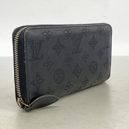 Louis Vuitton Mahina Zippy Wallet M61867 Noir Black Women