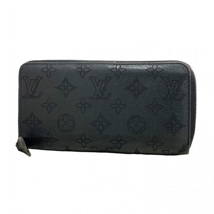 Louis Vuitton Mahina Zippy Wallet M61867 Noir Black Women