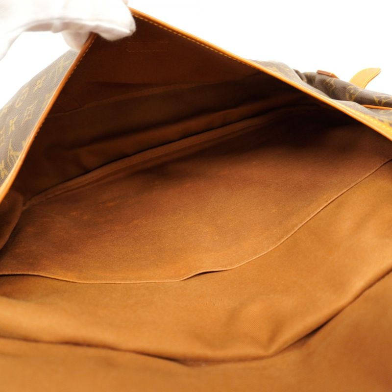 Louis Vuitton Shoulder Bag Monogram Saumur 43 M42252 Brown Ladies