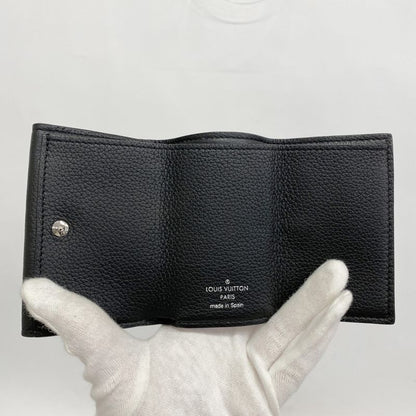 Louis Vuitton Portefeuille Lock Mini M63921 Noir Black Women