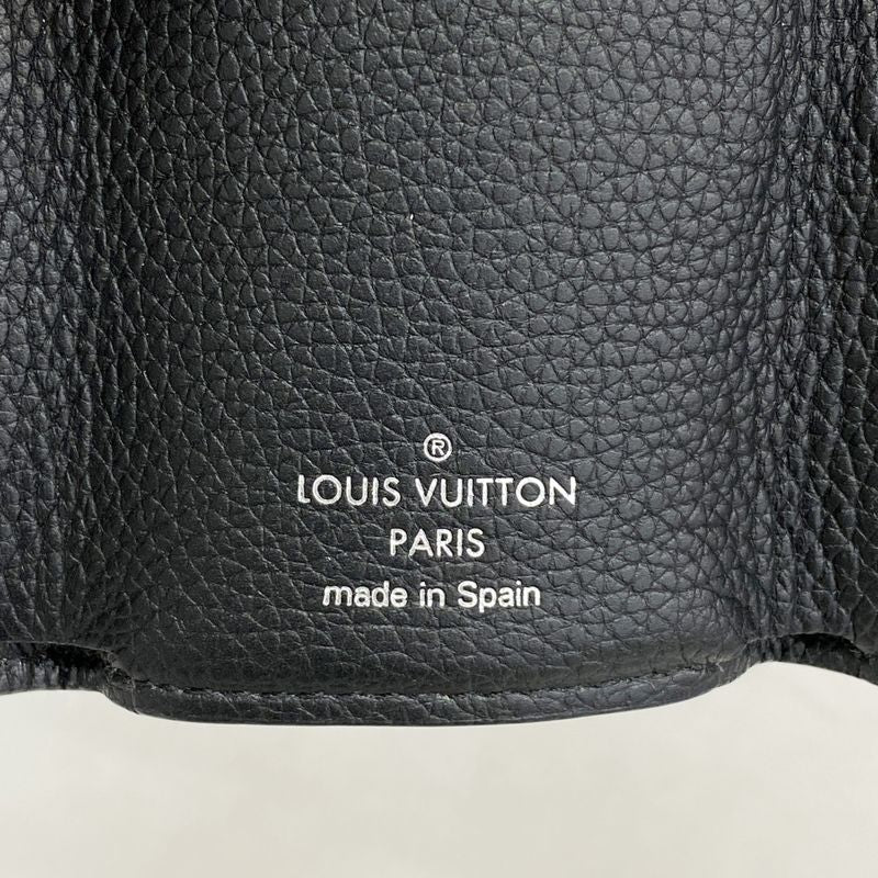 Louis Vuitton Portefeuille Lock Mini M63921 Noir Black Women
