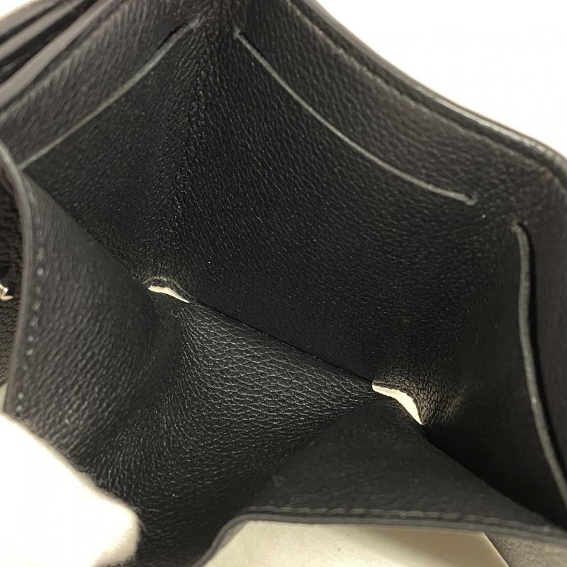 Louis Vuitton Portefeuille Lock Mini M63921 Noir Black Women