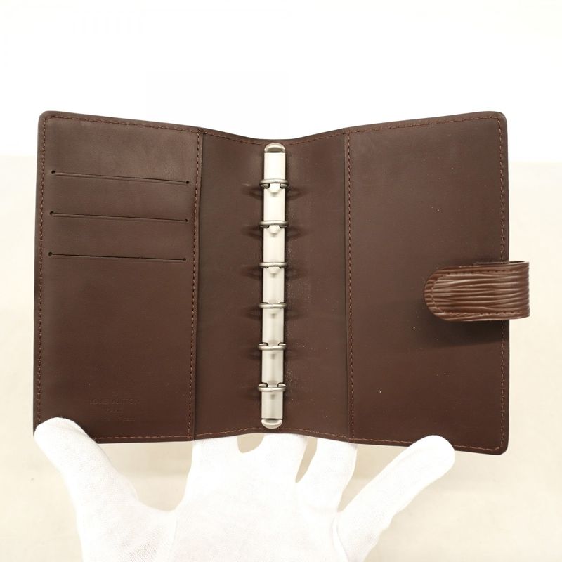 Louis Vuitton Notebook Cabas - Epi Agenda PM R2005d Mocha Men Women Unisex