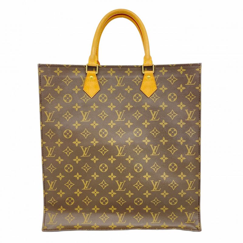 Louis Vuitton Tote Bag Monogram Sac Pla M51140 Brown Women