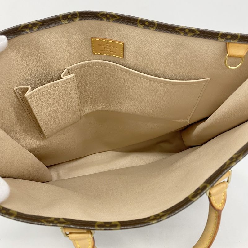 Louis Vuitton Tote Bag Monogram Sac Pla M51140 Brown Women