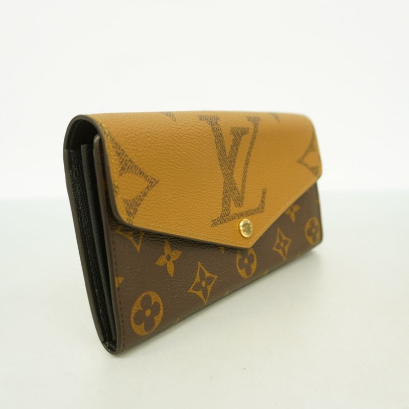 Louis Vuitton Long Wallet Monogram Giant Reverse Portefeuille Sarah M80726