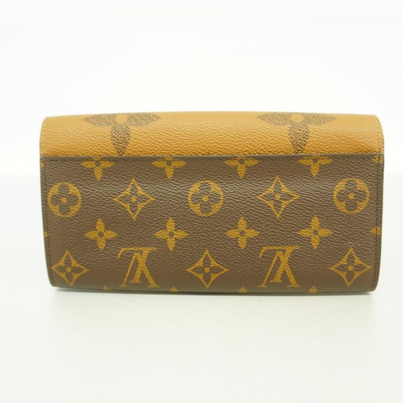 Louis Vuitton Long Wallet Monogram Giant Reverse Portefeuille Sarah M80726