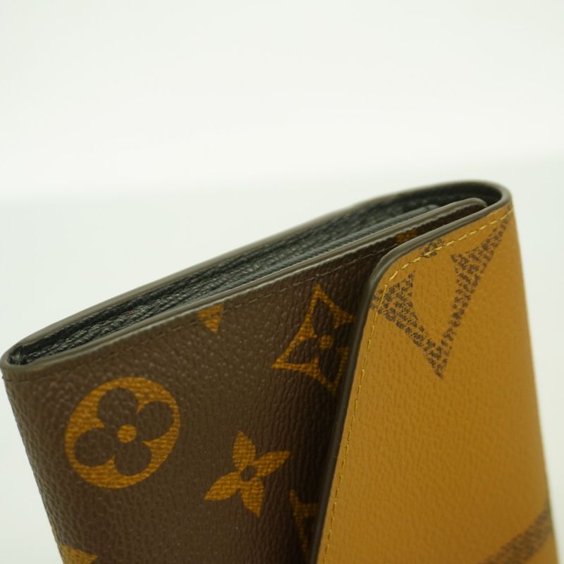 Louis Vuitton Long Wallet Monogram Giant Reverse Portefeuille Sarah M80726