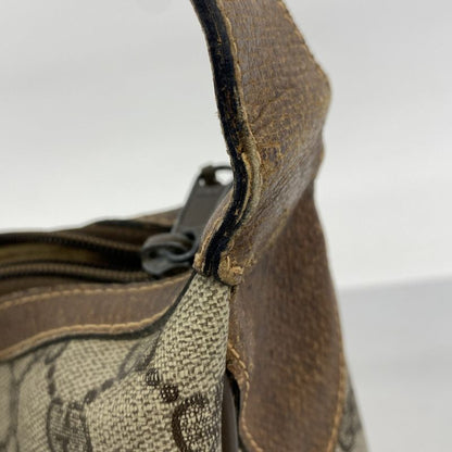 Gucci Shoulder Bag GG Supreme Sherry Line 68 001 3840 PVC Brown Gold Hardware