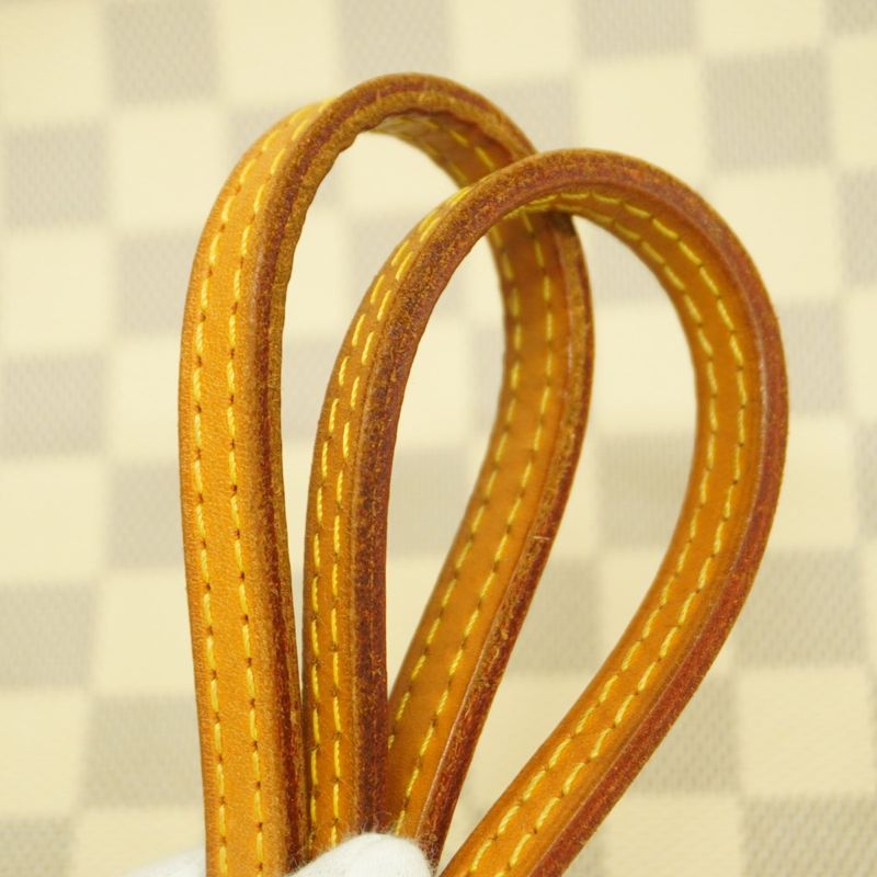 Louis Vuitton Tote Bag Damier Azure Neverfull MM N41361 White Ladies