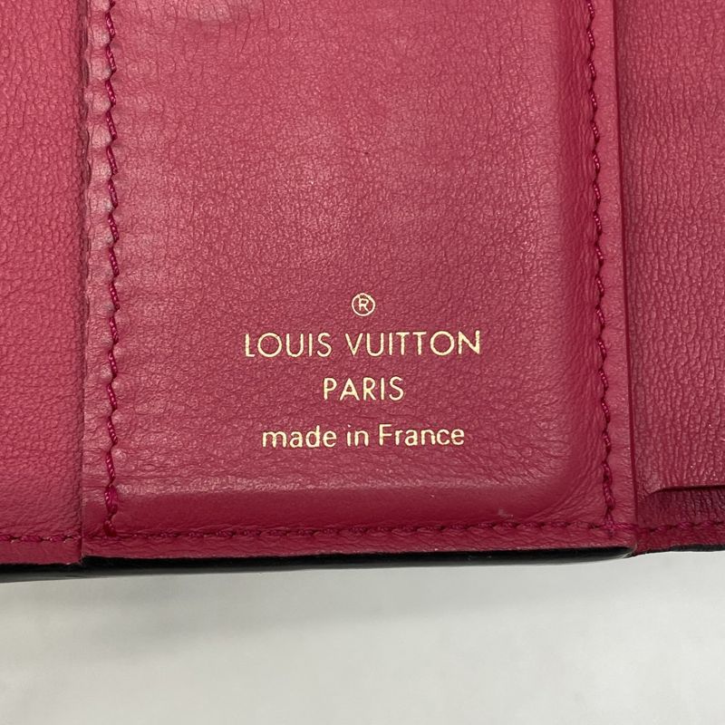 Louis Vuitton Trifold Wallet Taurillon Portefeuille Capucines XS M68587 Noir