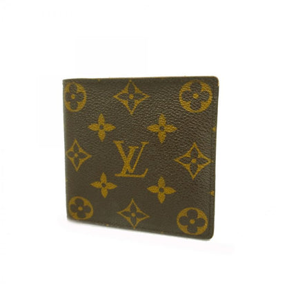 Louis Vuitton Wallet Monogram Portefeuille Marco M61675 Brown Men's