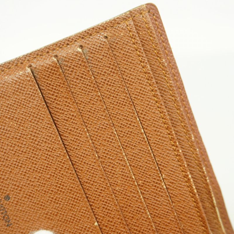 Louis Vuitton Wallet Monogram Portefeuille Marco M61675 Brown Men's