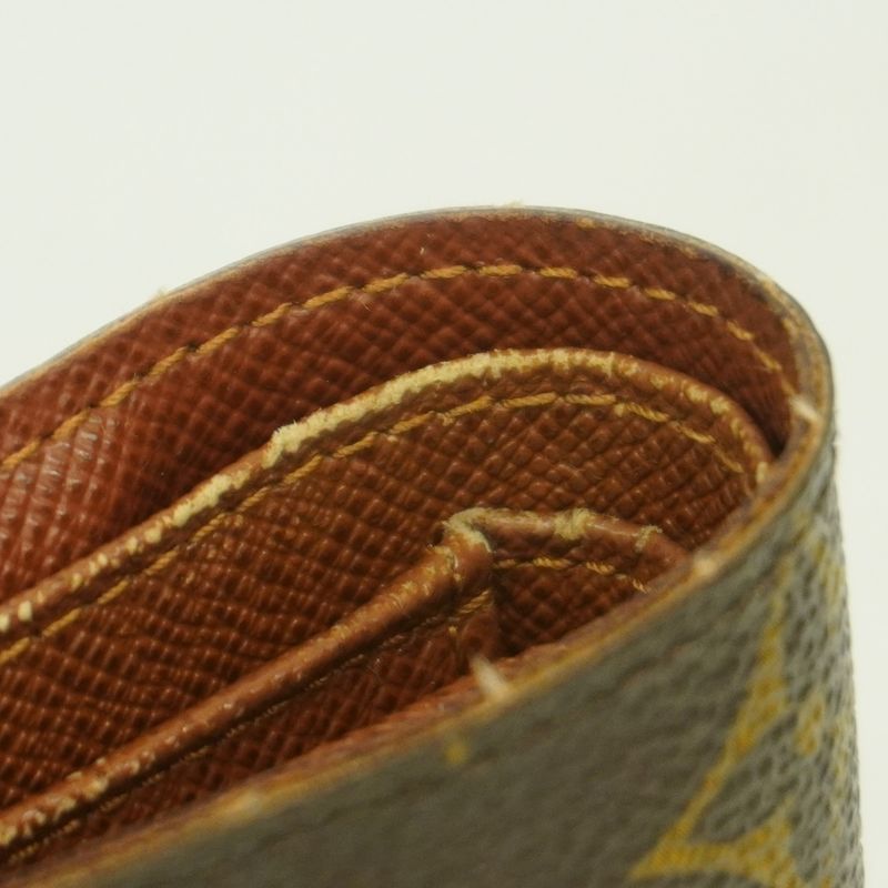 Louis Vuitton Wallet Monogram Portefeuille Marco M61675 Brown Men's