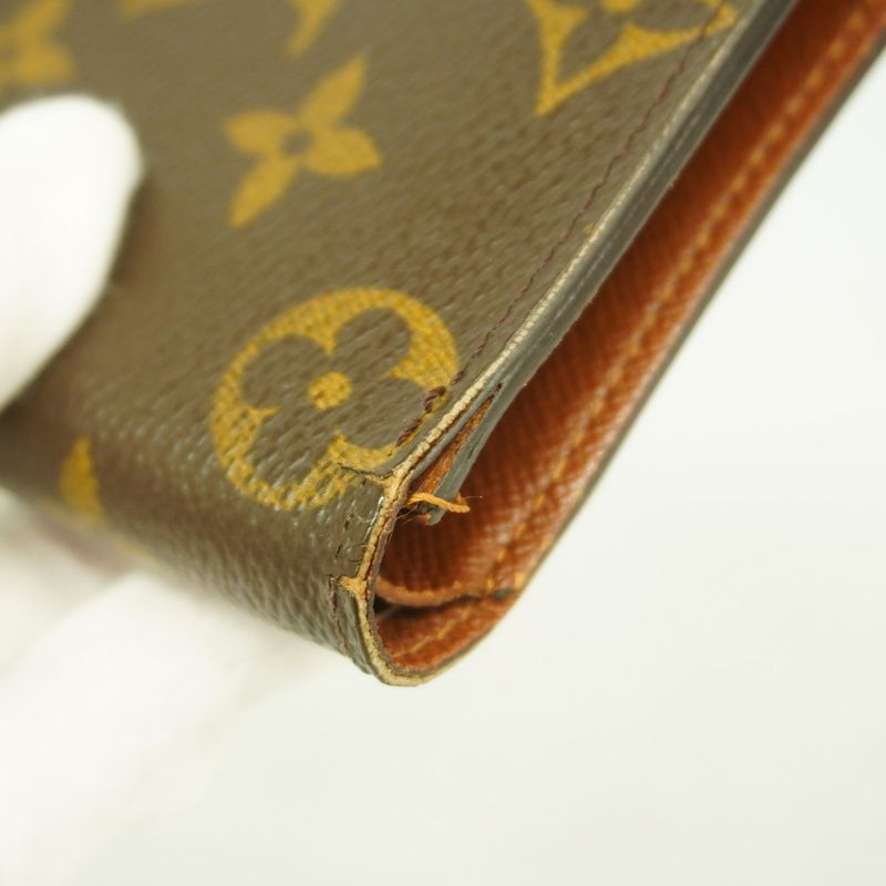 Louis Vuitton Wallet Monogram Portobier Carte Cles Dimonnet M61665 Brown Men's