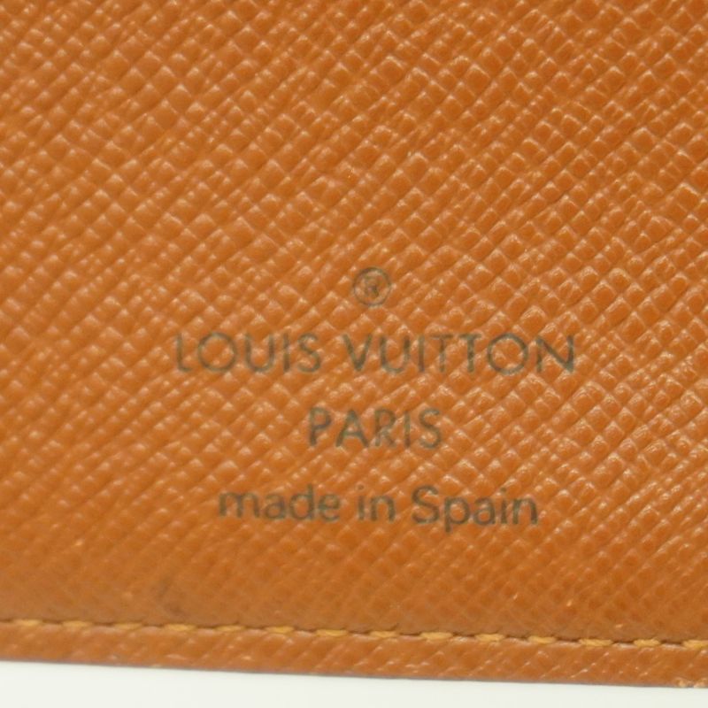 Louis Vuitton Wallet Monogram Portobier Carte Cles Dimonnet M61665 Brown Men's