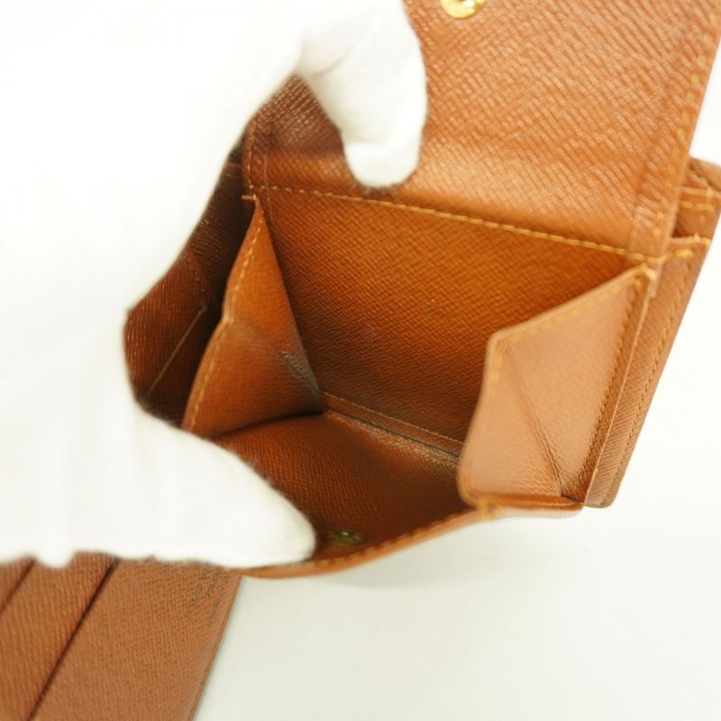 Louis Vuitton Wallet Monogram Portobier Carte Cles Dimonnet M61665 Brown Men's