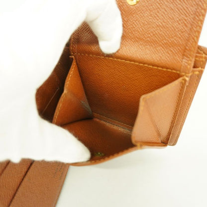 Louis Vuitton Wallet Monogram Portobier Carte Cles Dimonnet M61665 Brown Men's