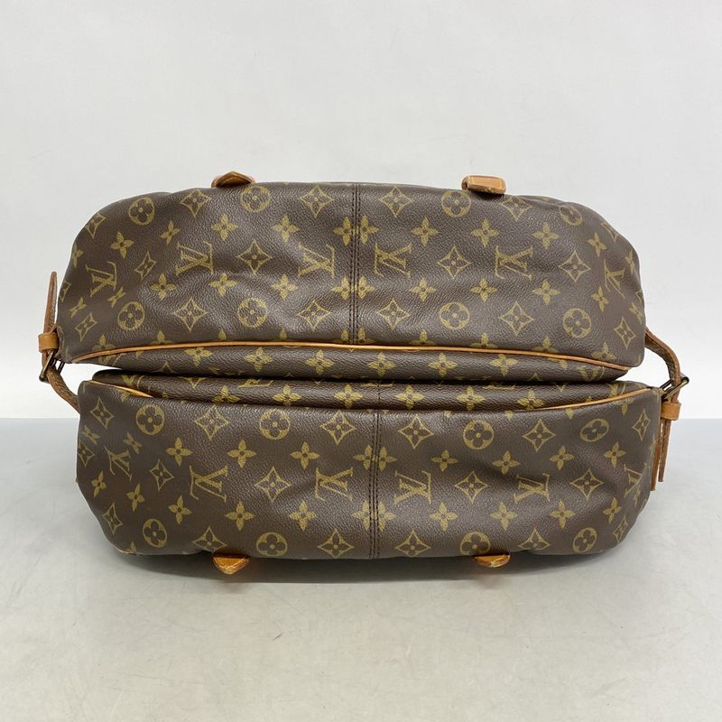Louis Vuitton Shoulder Bag Monogram Saumur 43 M42252 Brown Ladies