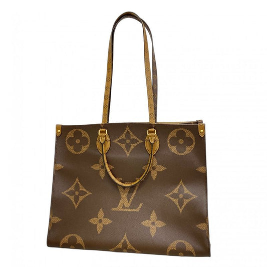 Louis Vuitton Tote Monogram Giant Reverse On-the-go GM M44576 Brown 2-way Bag