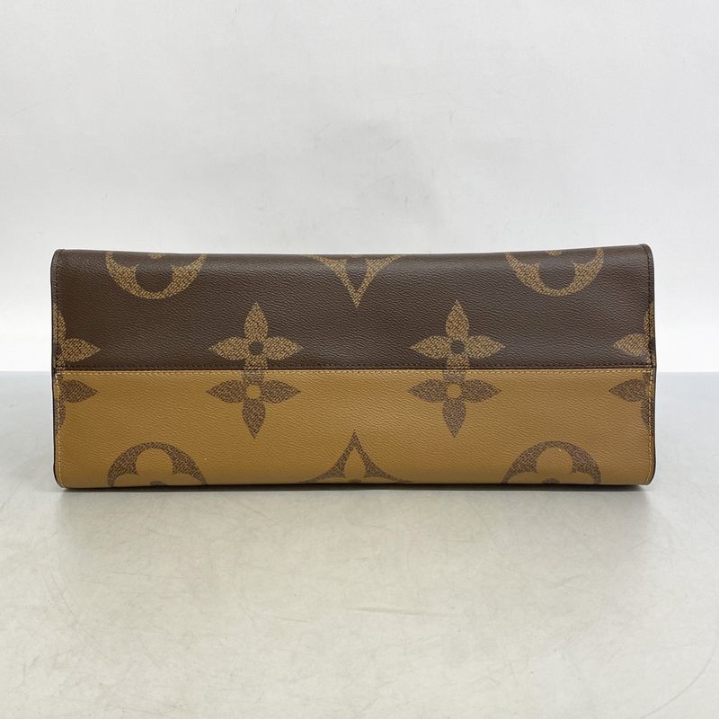 Louis Vuitton Tote Monogram Giant Reverse On-the-go GM M44576 Brown 2-way Bag