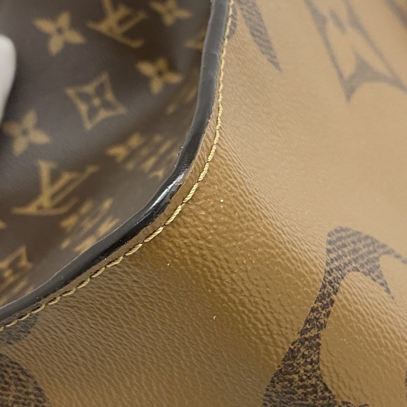 Louis Vuitton Tote Monogram Giant Reverse On-the-go GM M44576 Brown 2-way Bag