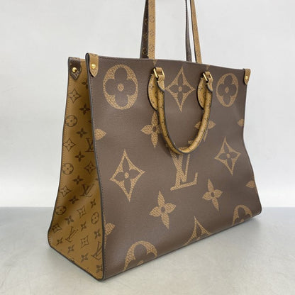 Louis Vuitton Tote Monogram Giant Reverse On-the-go GM M44576 Brown 2-way Bag