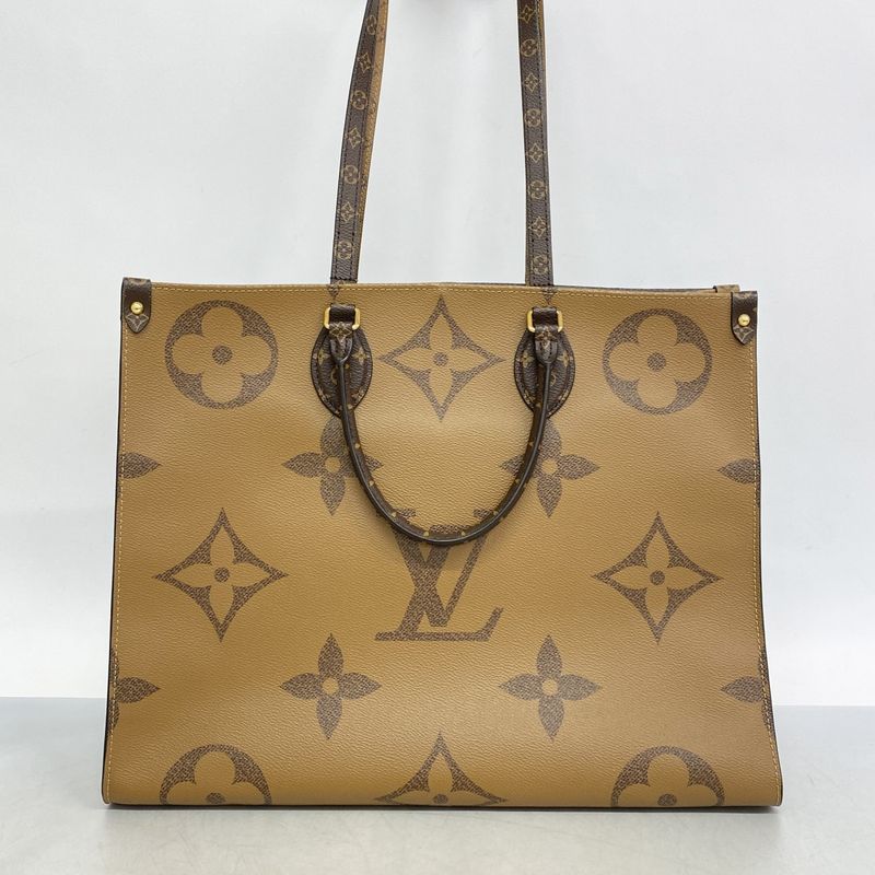 Louis Vuitton Tote Monogram Giant Reverse On-the-go GM M44576 Brown 2-way Bag