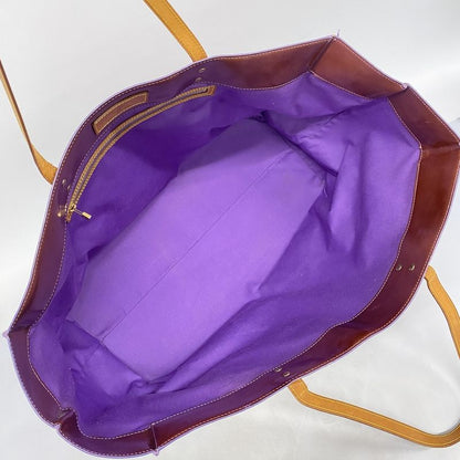 Louis Vuitton Vernis Reed GM M91085 Violle Women's Tote Bag