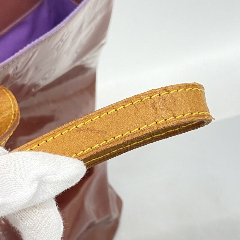 Louis Vuitton Vernis Reed GM M91085 Violle Women's Tote Bag