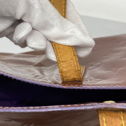 Louis Vuitton Vernis Reed GM M91085 Violle Women's Tote Bag