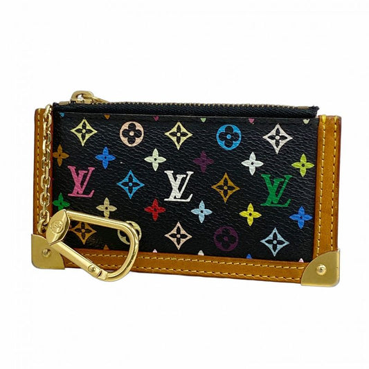 Louis Vuitton Coin Case Monogram Multicolor Pochette Cles M92654 Noir Black