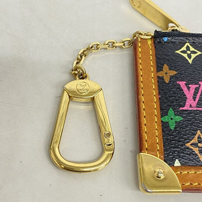 Louis Vuitton Coin Case Monogram Multicolor Pochette Cles M92654 Noir Black