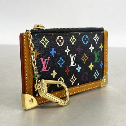 Louis Vuitton Coin Case Monogram Multicolor Pochette Cles M92654 Noir Black