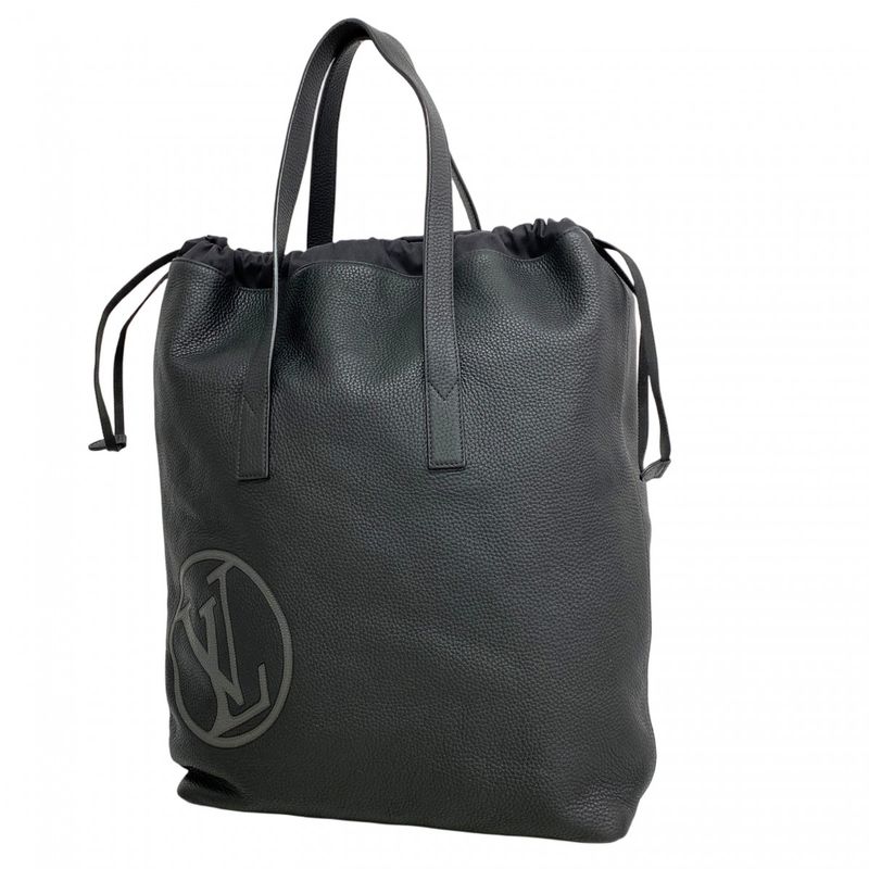 Louis Vuitton Tote Bag Taurillon Cabas Light M55000 Noir Black Men's