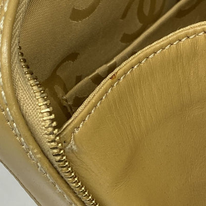 Chanel Tote Wild Stitch Lambskin Beige Gold Hardware Women's