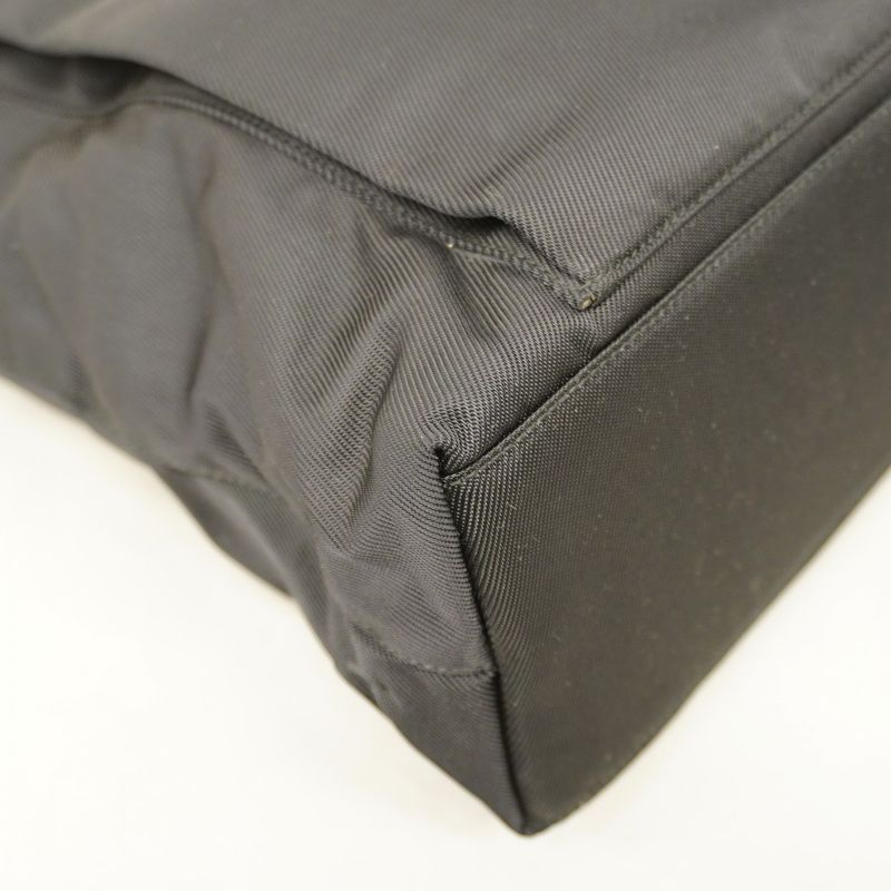 Gucci Handbag Bamboo 002 2122 Nylon Black Silver Hardware 2way Bag Womens