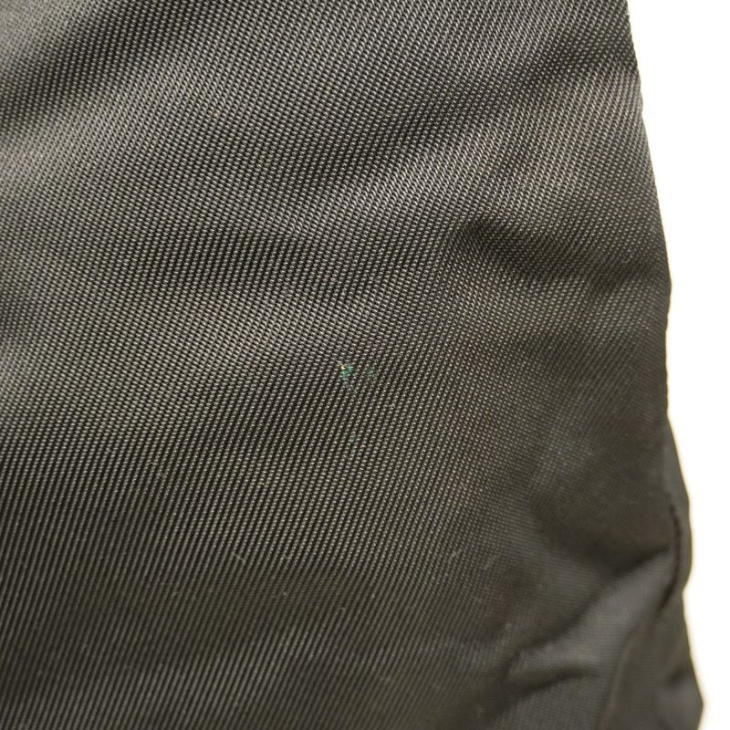 Gucci Handbag Bamboo 002 2122 Nylon Black Silver Hardware 2way Bag Womens