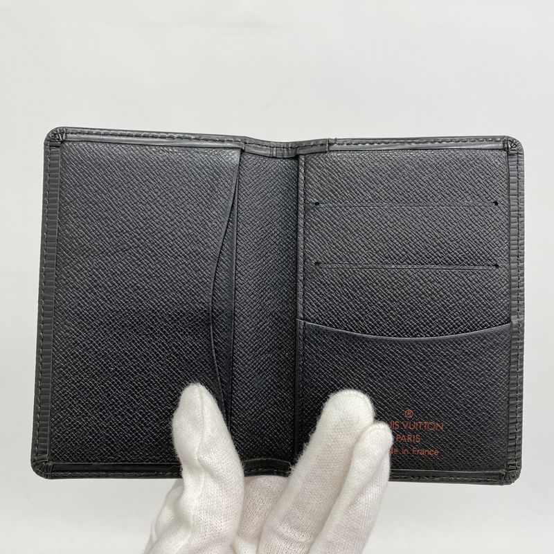 Louis Vuitton Epi Organizer De Poche Card Case M63582 Noir Black Men Women