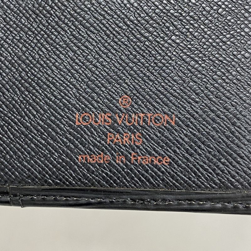 Louis Vuitton Epi Organizer De Poche Card Case M63582 Noir Black Men Women