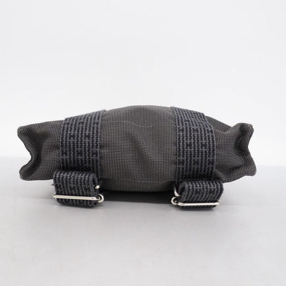 Hermes Backpack Daypack Yale Line Ad PM Canvas Gray Silver Hardware Women