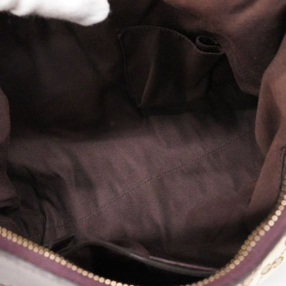 Gucci Handbag GG Canvas Abby 190525 Canvas Beige Brown Chien Pan Gold Hardware