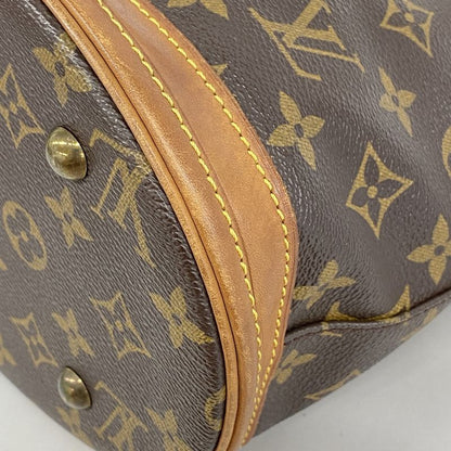 Louis Vuitton Tote Bag Monogram Bucket PM M42238 Brown Ladies