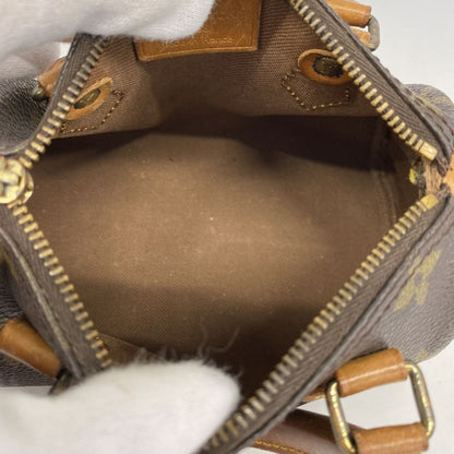 Louis Vuitton Handbag Monogram Mini Speedy M41534 Brown Ladies