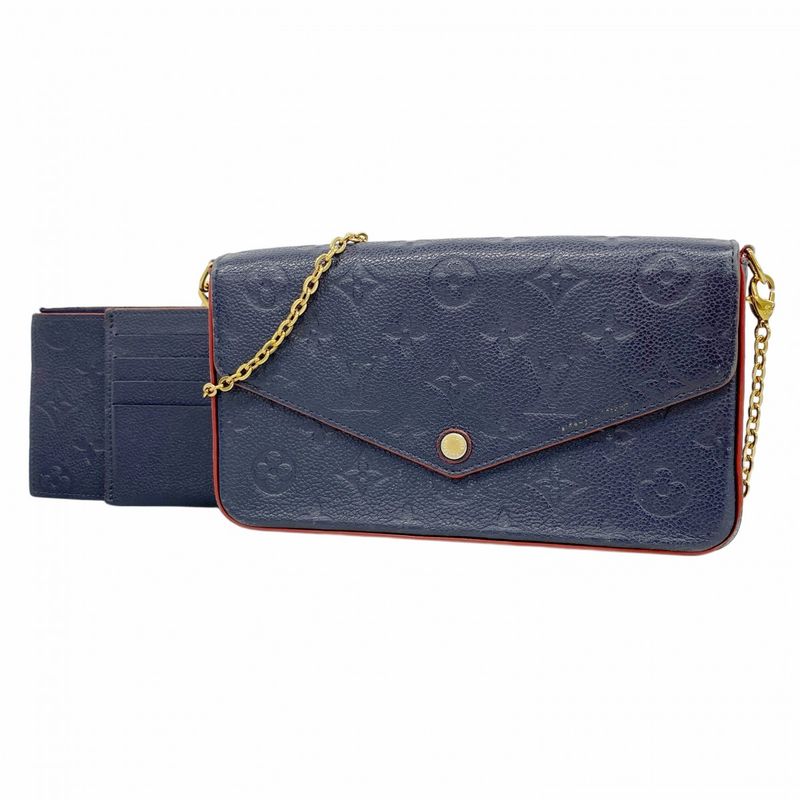 Louis Vuitton Shoulder Wallet Monogram - Empreinte Pochette Felicie M64099