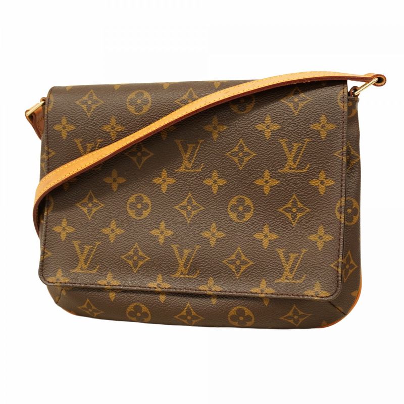 Louis Vuitton Shoulder Bag Monogram Musette Tango Short Strap M51257 Brown